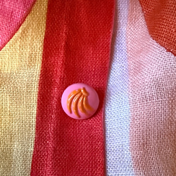 FARM Rio Medium Sunny Multicolor Striped Crop Top - Picture 4 of 11